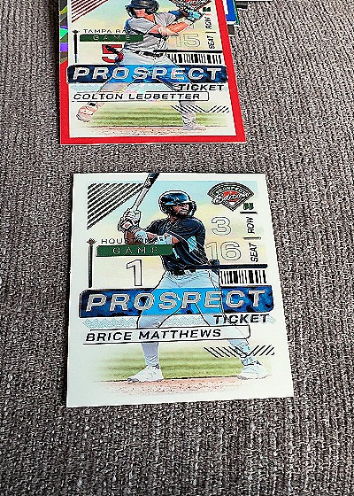 2024 Panini Prospect Edition Brice Matthews Holo — front