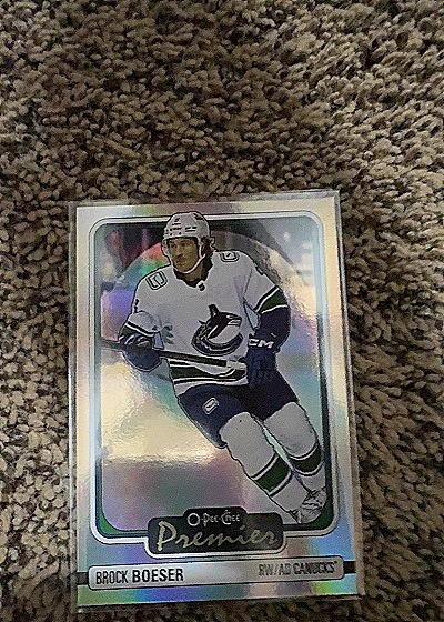 Brock Boeser 2024-25 O-Pee-Chee Premier — front