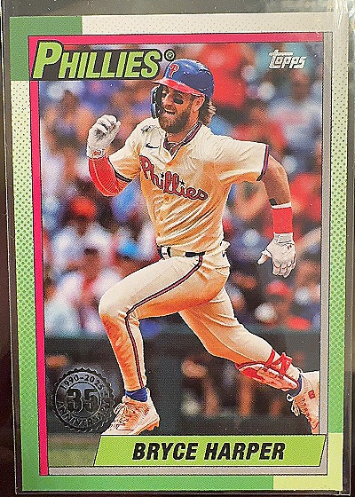 Bryce Harper 2025 Topps 1990 Baseball 35th Anniversary — front