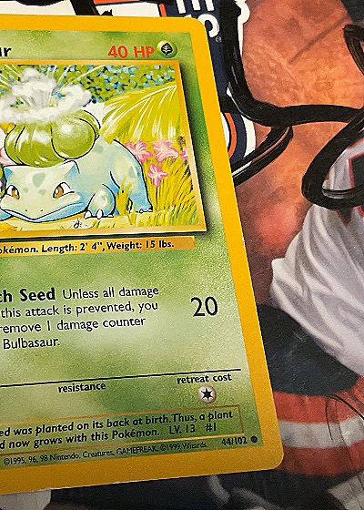 Bulbasaur Base Set — front