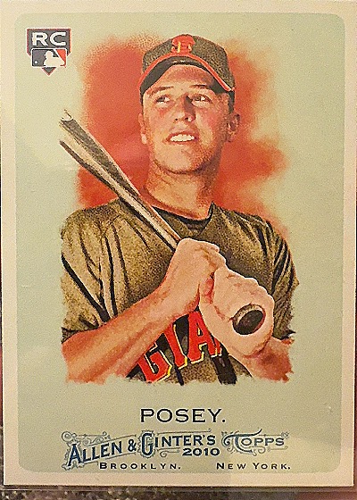 2010 Topps Allen & Ginter Buster Posey RC — front