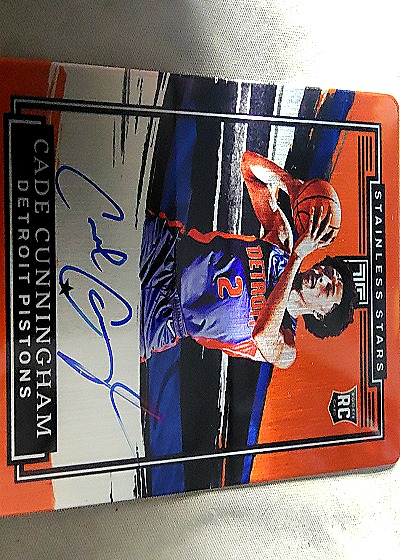 Cade Cunningham Stainless Stars RC — front
