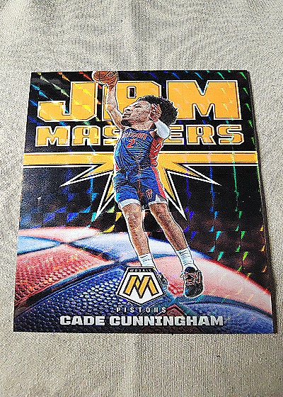 2021-22 Panini Mosaic Jam Masters Cade Cunningham — front