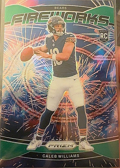 2024 Panini Prizm Fireworks Caleb Williams — front