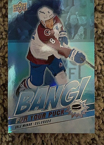 Cale Makar 2024-25 Upper Deck Bang For Your Puck — front
