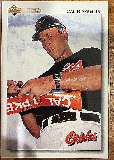 1992 Upper Deck #165 Cal Ripken Jr. — front