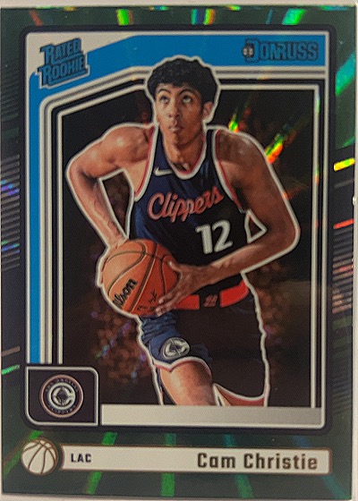 2024-25 Donruss Rated Rookie Cam Christie — front