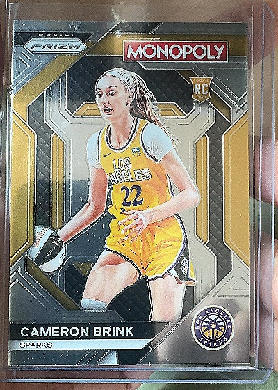 Cameron Brink 2024 Panini Prizm Monopoly WNBA RC — front