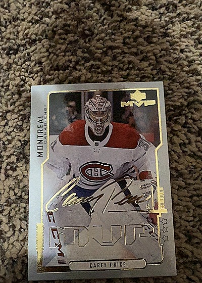 2020 Upper Deck MVP #16 Carey Price — front