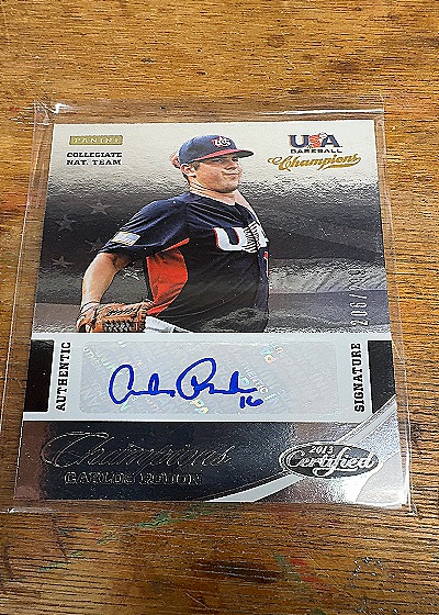 2013 Panini USA Baseball Champions Carlos Rodon Autograph — front