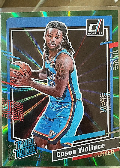 2023-24 Donruss Rated Rookie Cason Wallace — front
