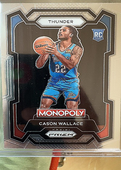 Cason Wallace 2023-24 Panini Prizm Monopoly RC — front