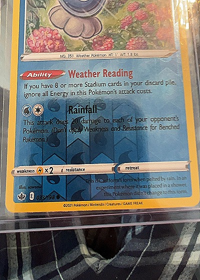 Castform 035/198 — front