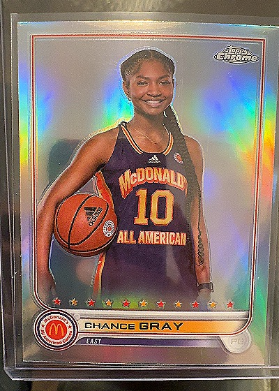Chance Gray 2022 Topps Chrome McDonald's All American — front