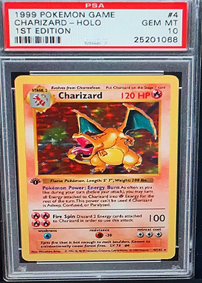 Charizard 1st Edition Holo — front
