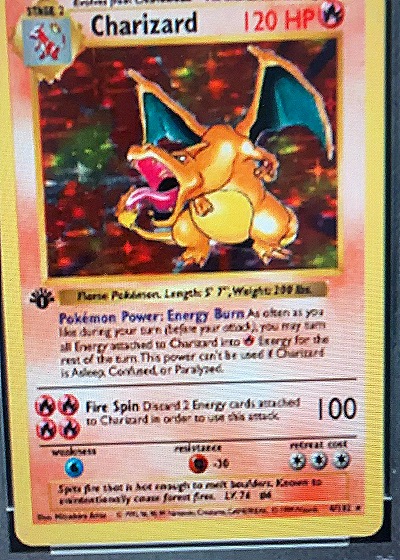 Charizard Base Set Shadowless Holo — front