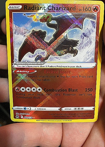 Radiant Charizard — front