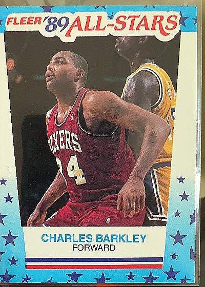 1989 Fleer All-Stars Charles Barkley — front
