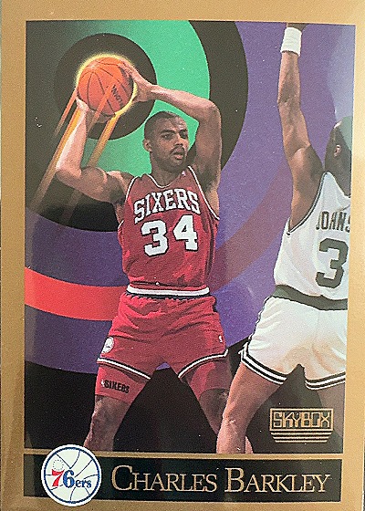 1990-91 SkyBox #211 Charles Barkley — front