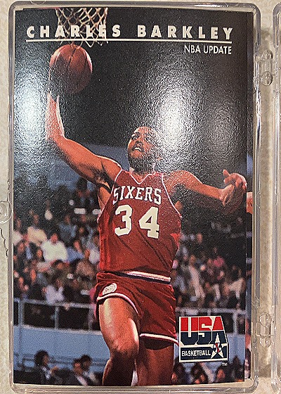 1992 SkyBox #1 Charles Barkley — front
