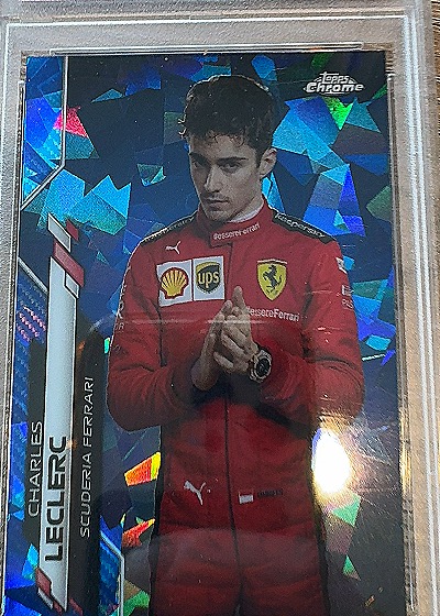 Charles Leclerc 2020 Topps Chrome Formula 1 Sapphire — front
