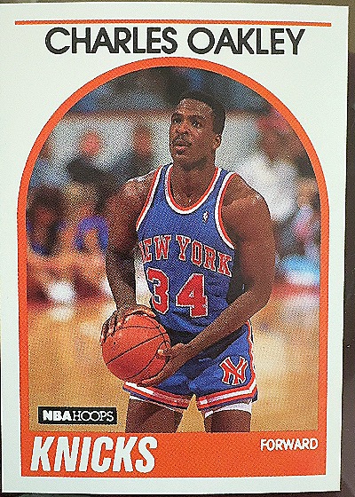 1989-90 NBA Hoops Charles Oakley #213 — front