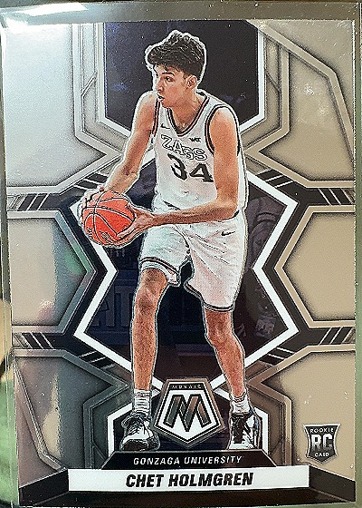 2022 Panini Chronicles Mosaic Draft Picks Chet Holmgren RC — front