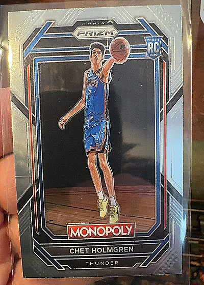 Chet Holmgren 2022-23 Panini Prizm Monopoly RC — front