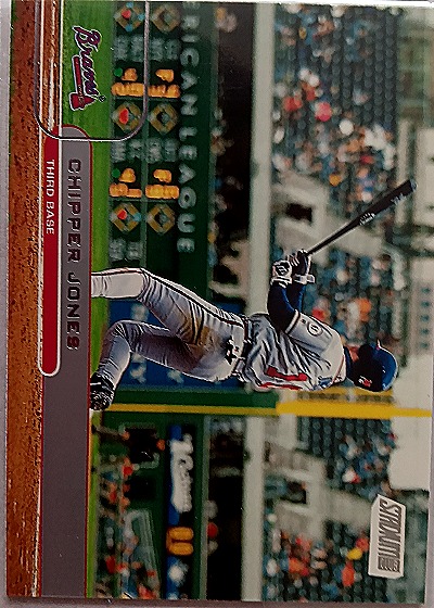 Chipper Jones 2002 Stadium Club #3 — front