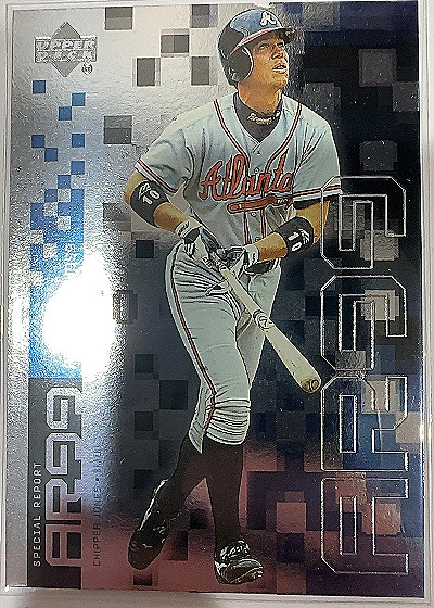 1999 Upper Deck #523 Chipper Jones — front