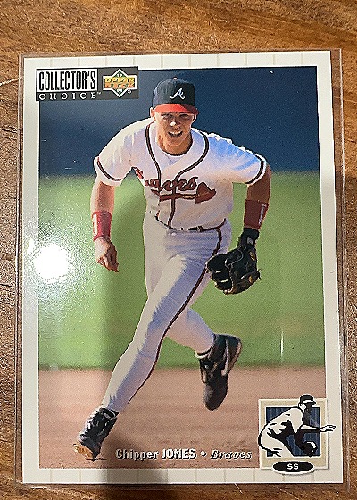 1994 Upper Deck Collector's Choice #55 Chipper Jones — front