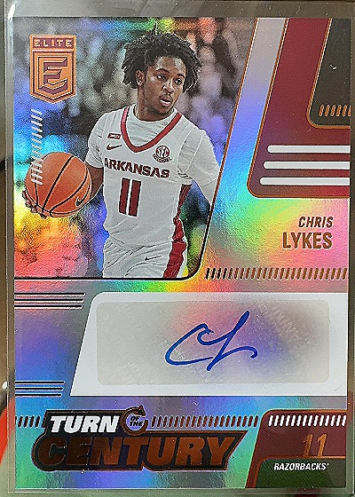 Chris Lykes Turn of the Century Autograph — front