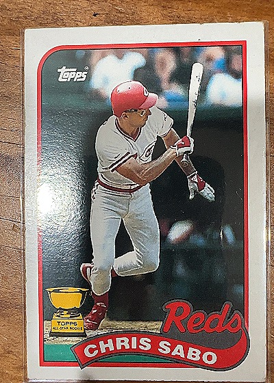 1989 Topps #490 Chris Sabo — front