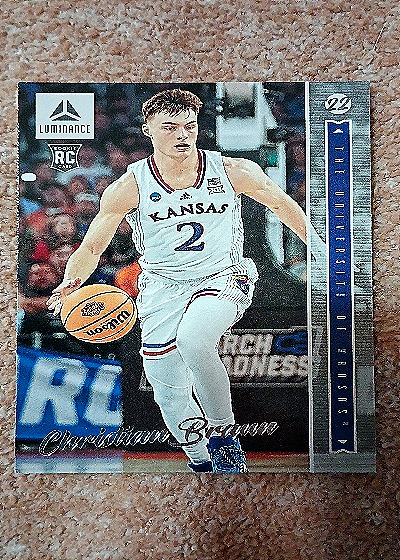 Christian Braun 2022 Panini Chronicles Luminance Draft Picks Rookie — front