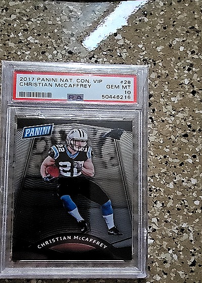 2017 Panini National Convention VIP Christian McCaffrey — front