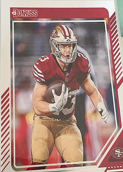 2024 Donruss Christian McCaffrey #205 — front