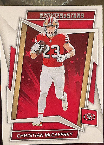 2022 Panini Rookies & Stars Christian McCaffrey — front