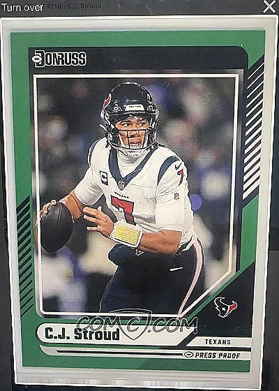 C.J. Stroud 2024 Donruss #210 — front
