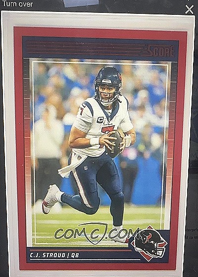 C.J. Stroud 2024 Score Red — front