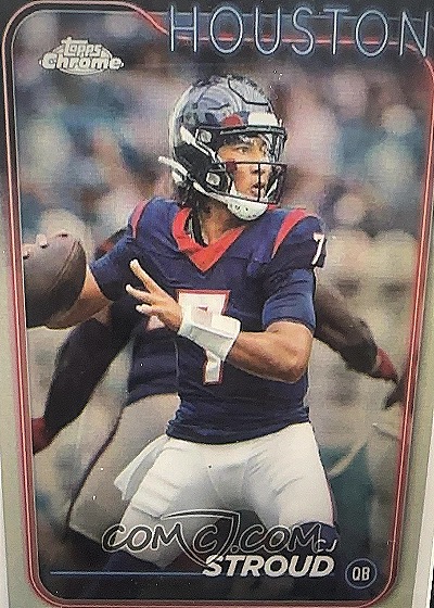 CJ Stroud Topps Chrome — front