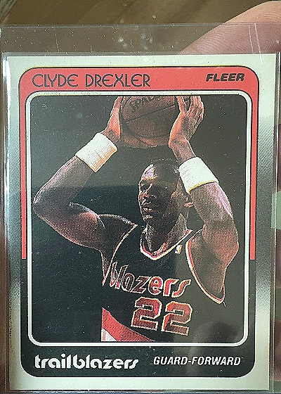 1988 Fleer Clyde Drexler — front