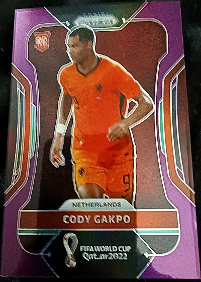 Cody Gakpo 2022 Panini Prizm FIFA World Cup Qatar Rookie — front