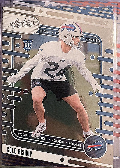 2024 Panini Absolute Cole Bishop Rookie — front