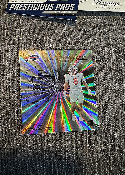 2024 Panini Prestige - Cole Bishop Xtra Points Sunburst — front