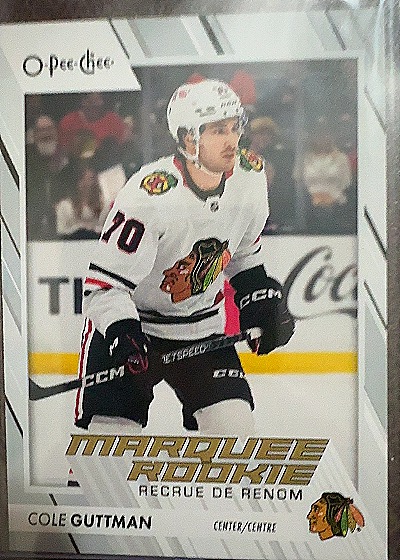 2023-24 O-Pee-Chee Marquee Rookie Cole Guttman — front