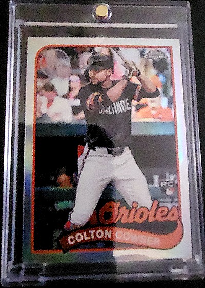 2024 Topps Chrome Update 1989 Baseball 35th Anniversary Colton Cowser RC — front