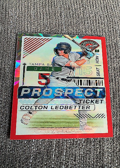 2024 Panini Prospect Edition Colton Ledbetter Prospect Ticket — front