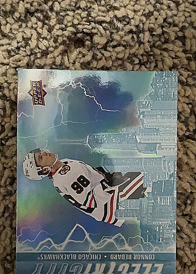 Connor Bedard 2024-25 Upper Deck Series 2 Electricity — front