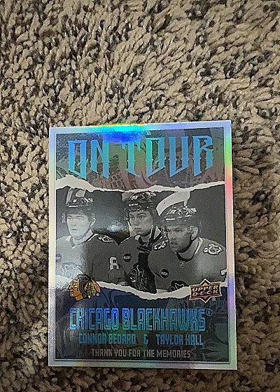 2024-25 Upper Deck Series 2 On Tour Connor Bedard & Taylor Hall — front