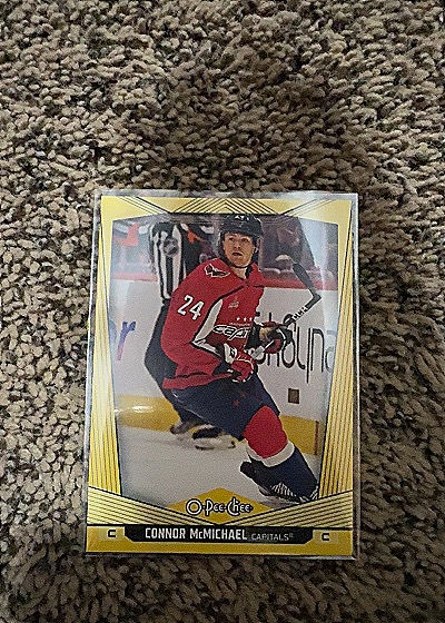 Connor McMichael O-Pee-Chee Capitals — front